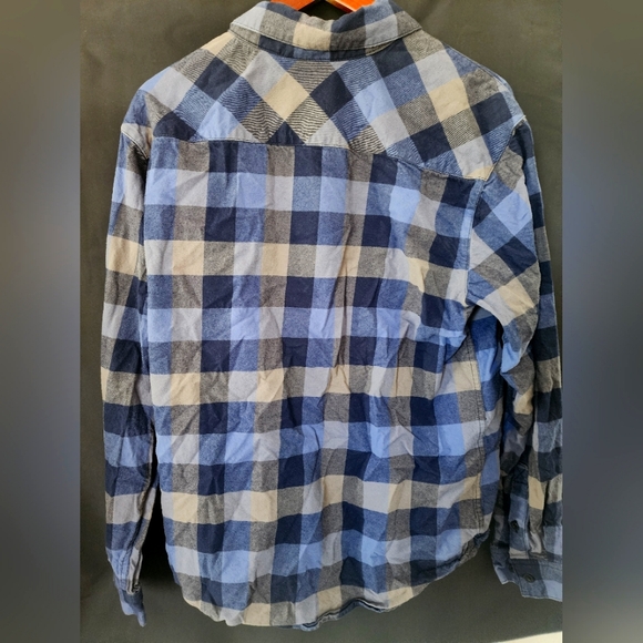 Men's Plaid Shirt Button-down Indian Motorcycle Large - Picture 3 of 3